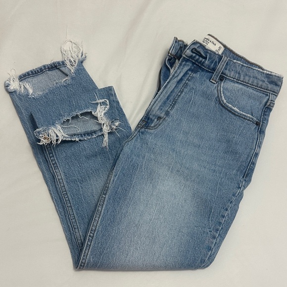 Abercrombie & Fitch Denim - Abercrombie & Fitch Skinny High Rise Light Blue High Rise Jeans